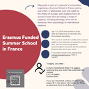 Erasmus funded Summer School in France